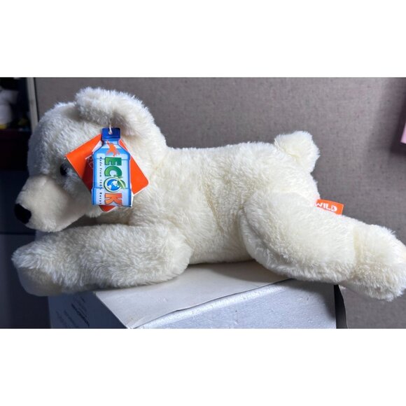 Wild Republic Polar Bear Stuffed Animal Eco Friendly Gifts Kids Plush Toy 12" - Picture 3 of 10